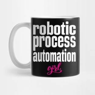 Robotic Process Automation Girl Business Process Automation Technology Mug